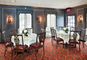 dining at Hohokus inn and tavern in New Jersey