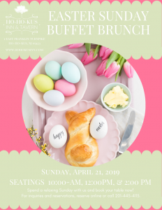 Ho Ho Kus Inn and Tavern Easter Poster