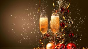 holiday champagne in hohokus inn
