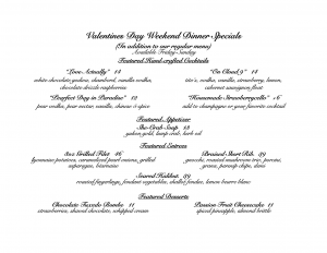 Valentine's Weekend copy Menu Specials Horizontal